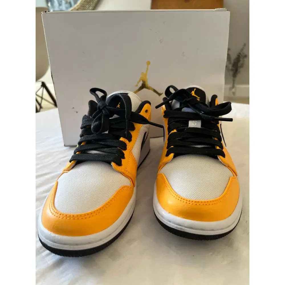 Nike Air Jordan 1 Low SE Laser Orange White Black Womens 7 CZ4776-107 w/ Box